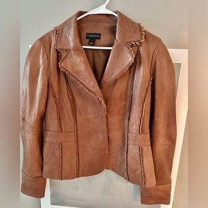 Vintage Style Bagatelle Genuine Leather Jacket Lrg